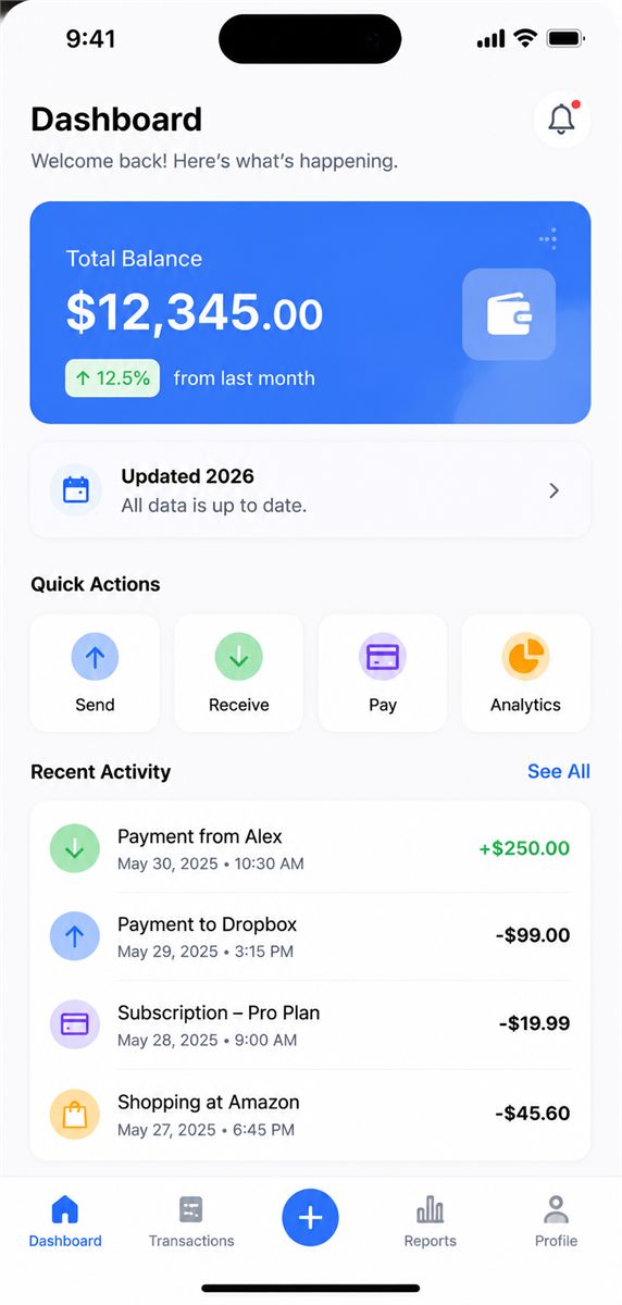 Product dashboard screenshot after changing the visible label to Updated 2026